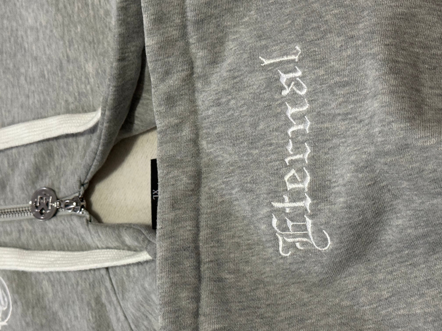 ETA Zip Up Hoodie Grey