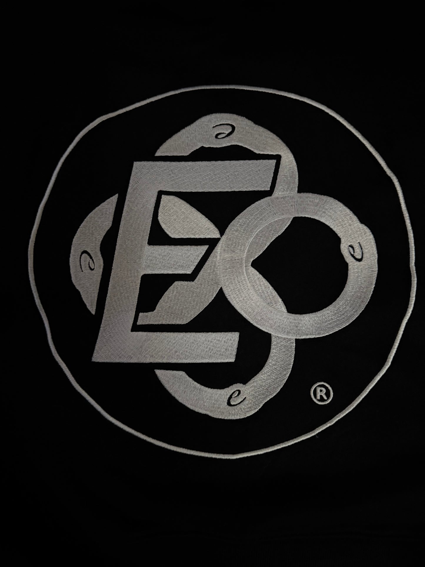 ETA Zip Up Hoodie Black & White