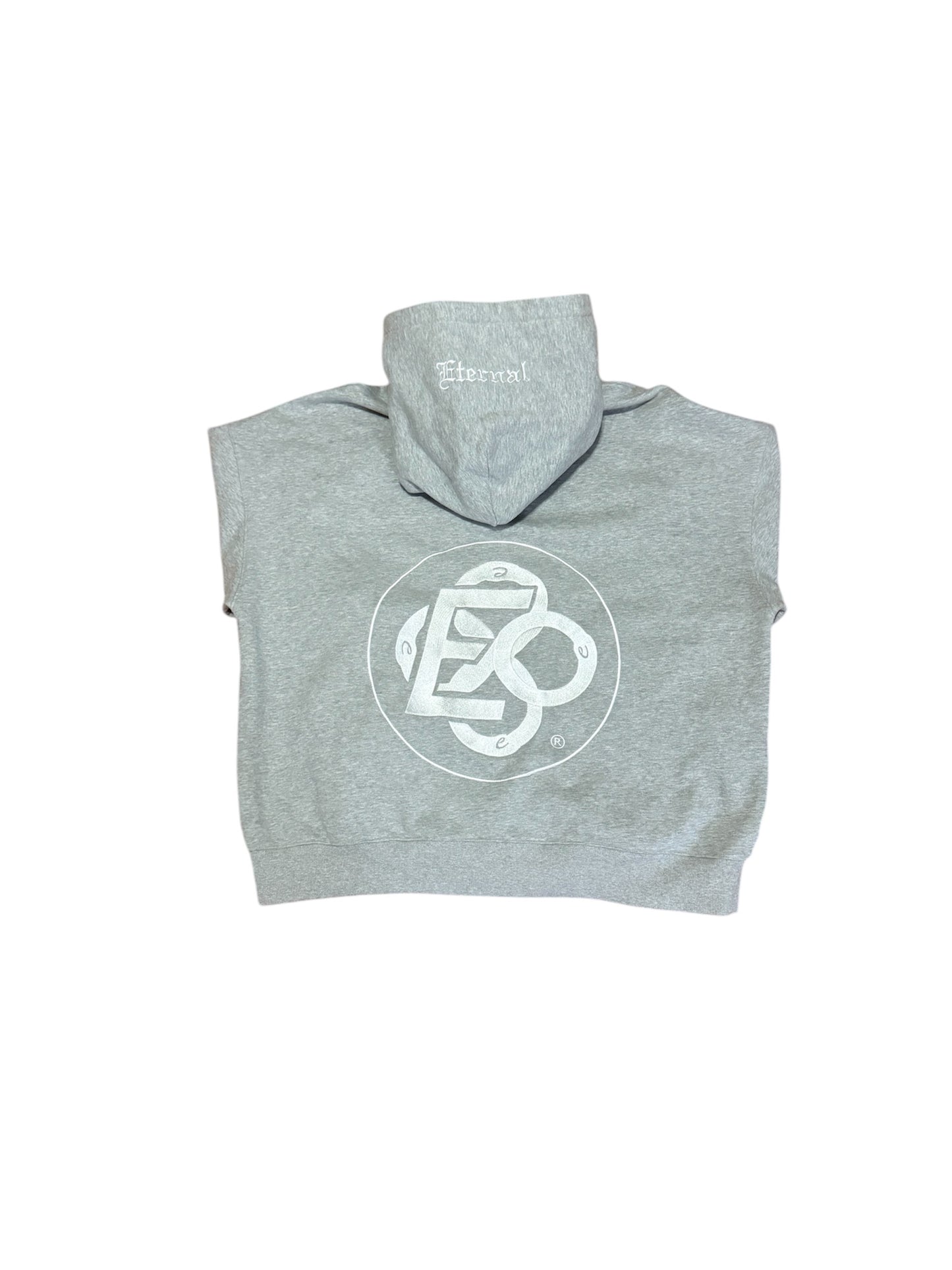 ETA Zip Up Hoodie Grey