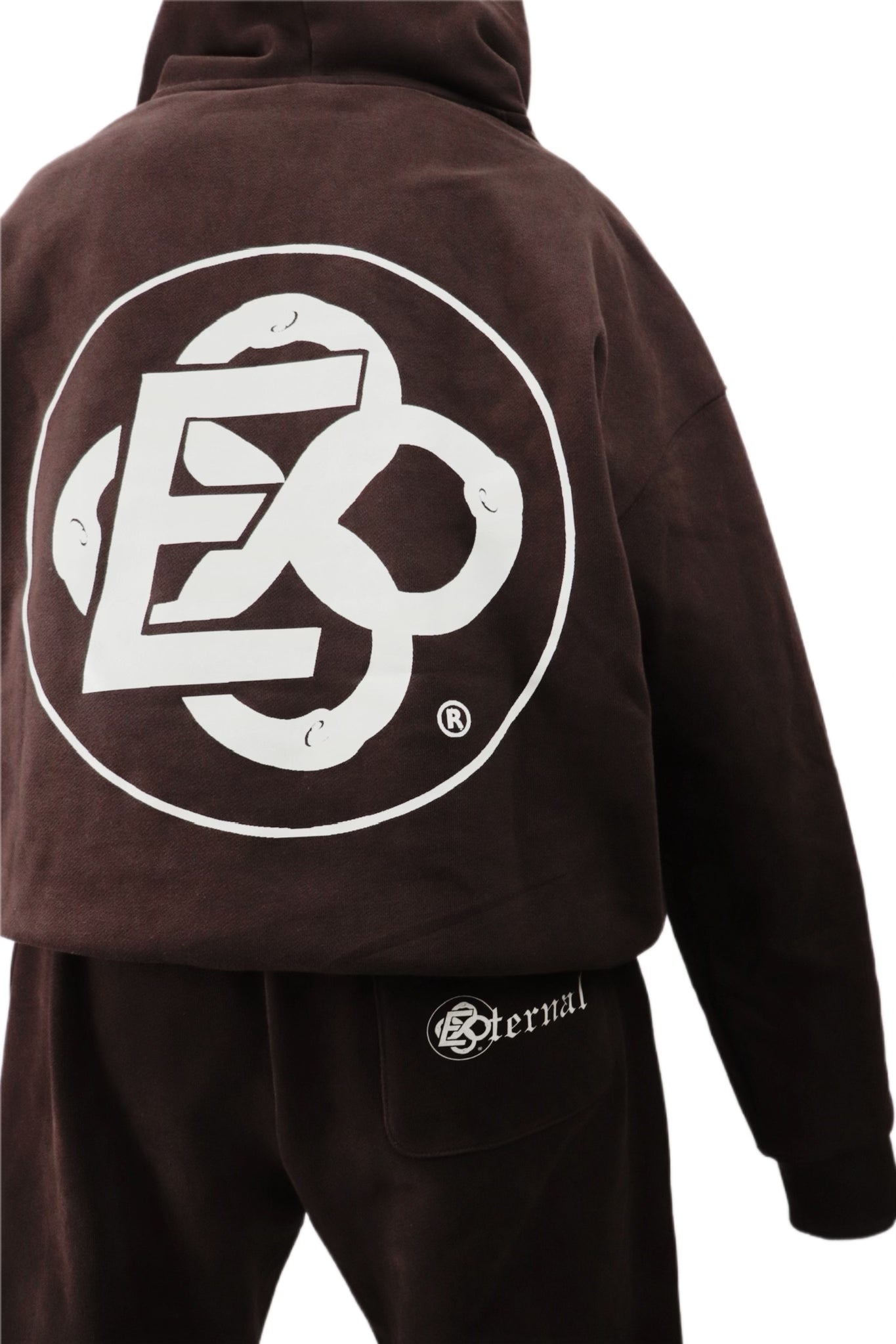 ETA Zip Up Hoodie Mocha