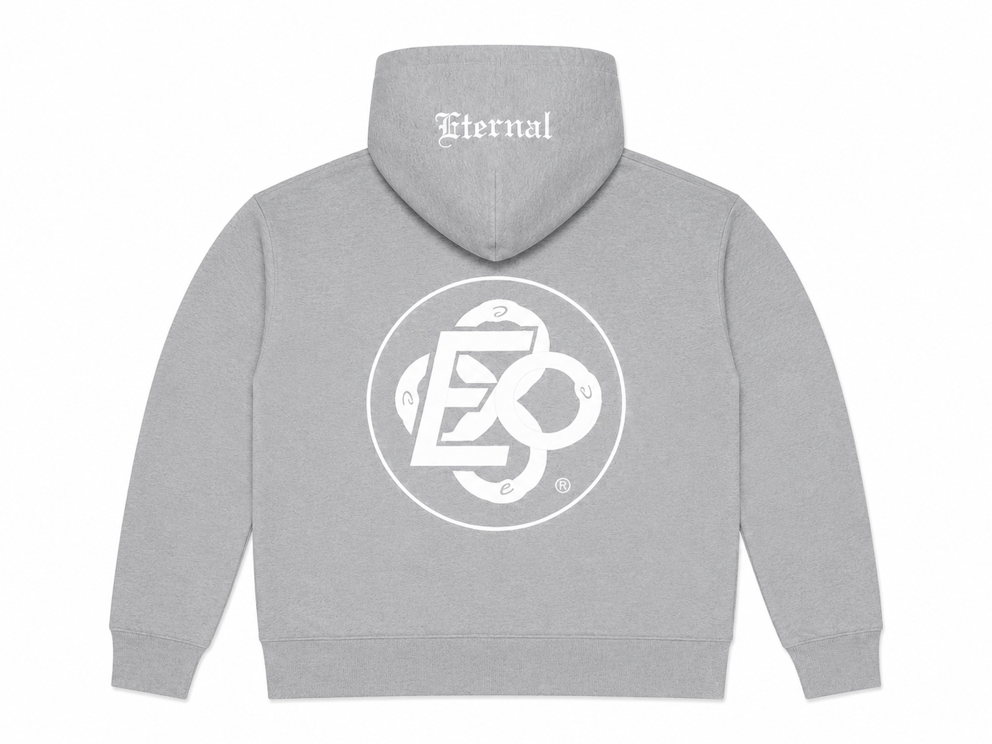 ETA Zip Up Hoodie Grey