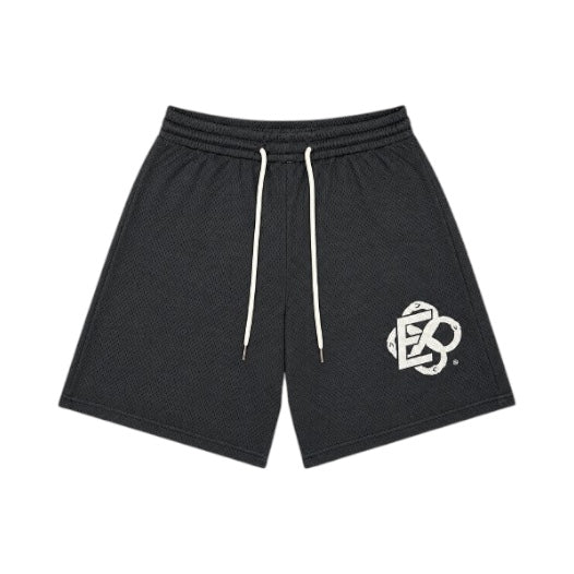 ETA Black Mesh Shorts