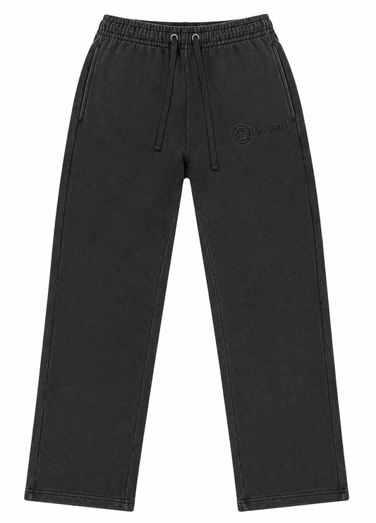 ETA Sweatpants Washed Black